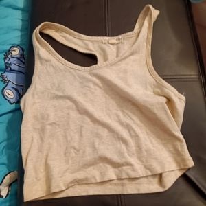 Tan Workout Croptop